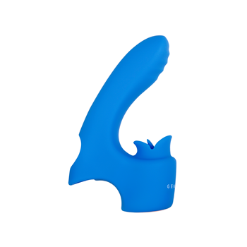 Flick it - Vingervibrator met tong (Blauw)